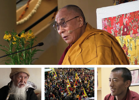 ルンタ、ダライラマ、チベット民